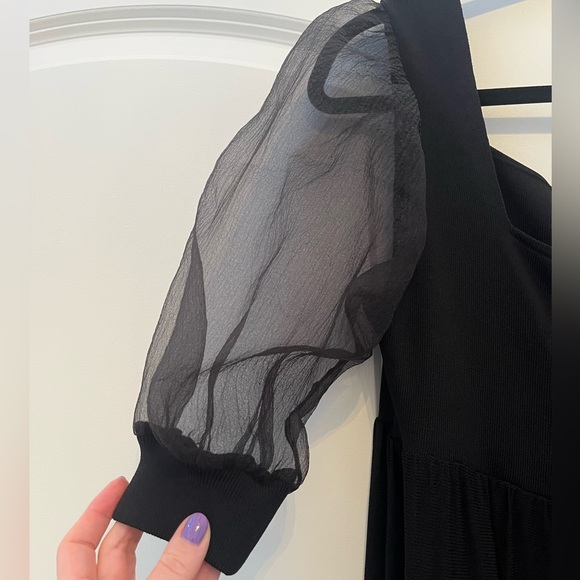 ZARA • Long Black Dress - Picture 4 of 6